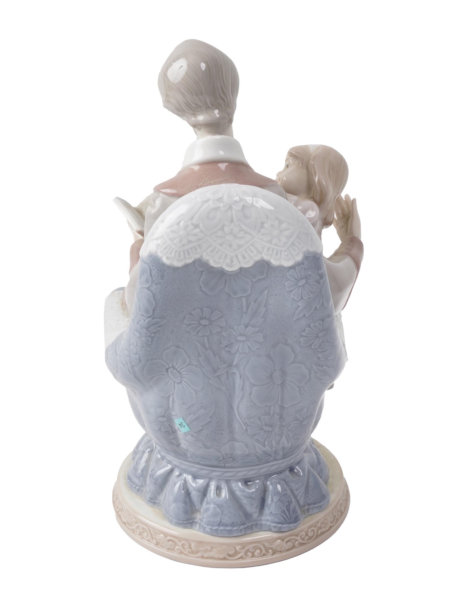 RARE VINTAGE LLADRO PORCELAIN DADDYS GIRL FIGURE PIC-5